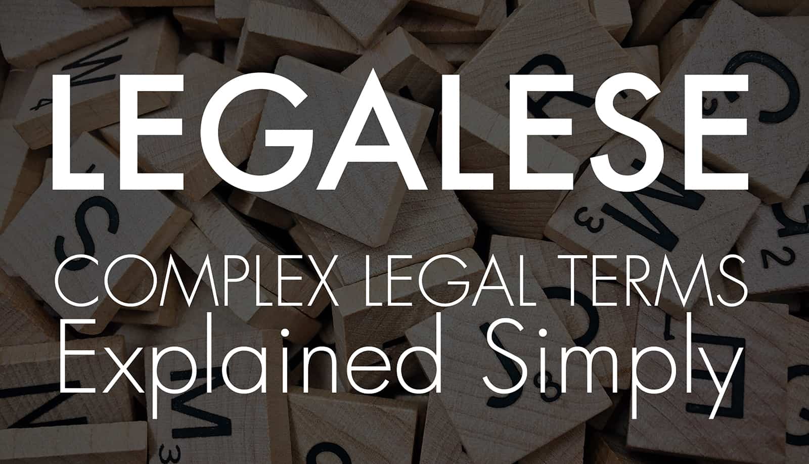 Common Legal Terms Explained